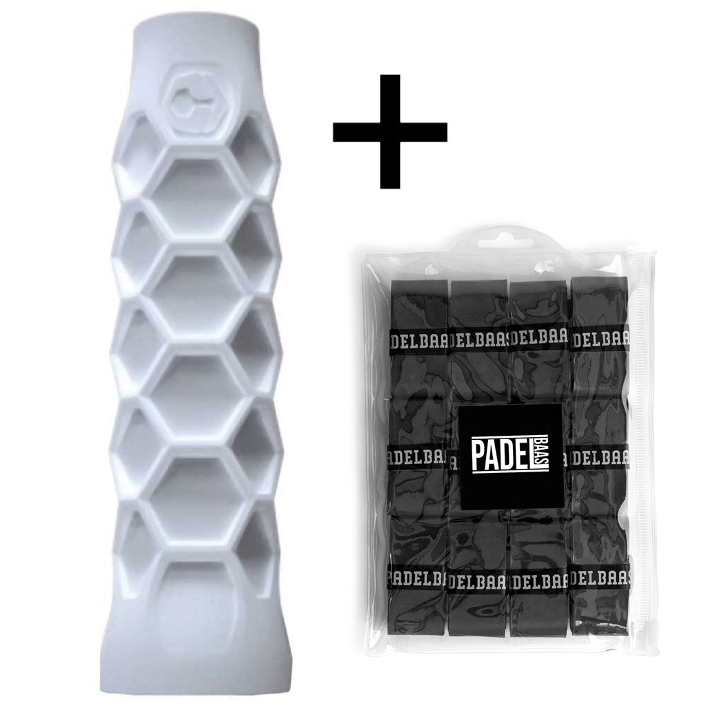 Bullpadel Hesacore Grip Combipack + Overgrip Padelbaas 12 stuks