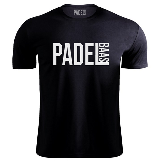 Padel Shirt Zwart Unisex