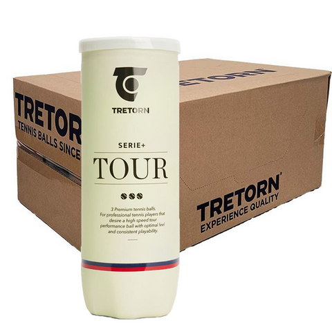 Tretorn Serie + Padel Tour Padelballen (omdoos 24 cans a 3 ballen)