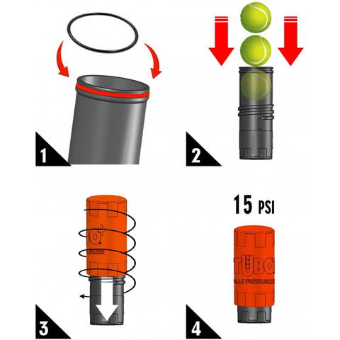 TUBOX3 Box 3 ballen drukregelaar wit