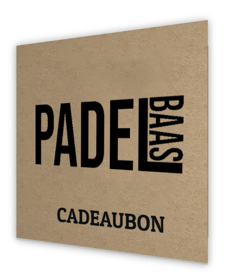 PADELBAAS Cadeaubon - Padelbaas.nl