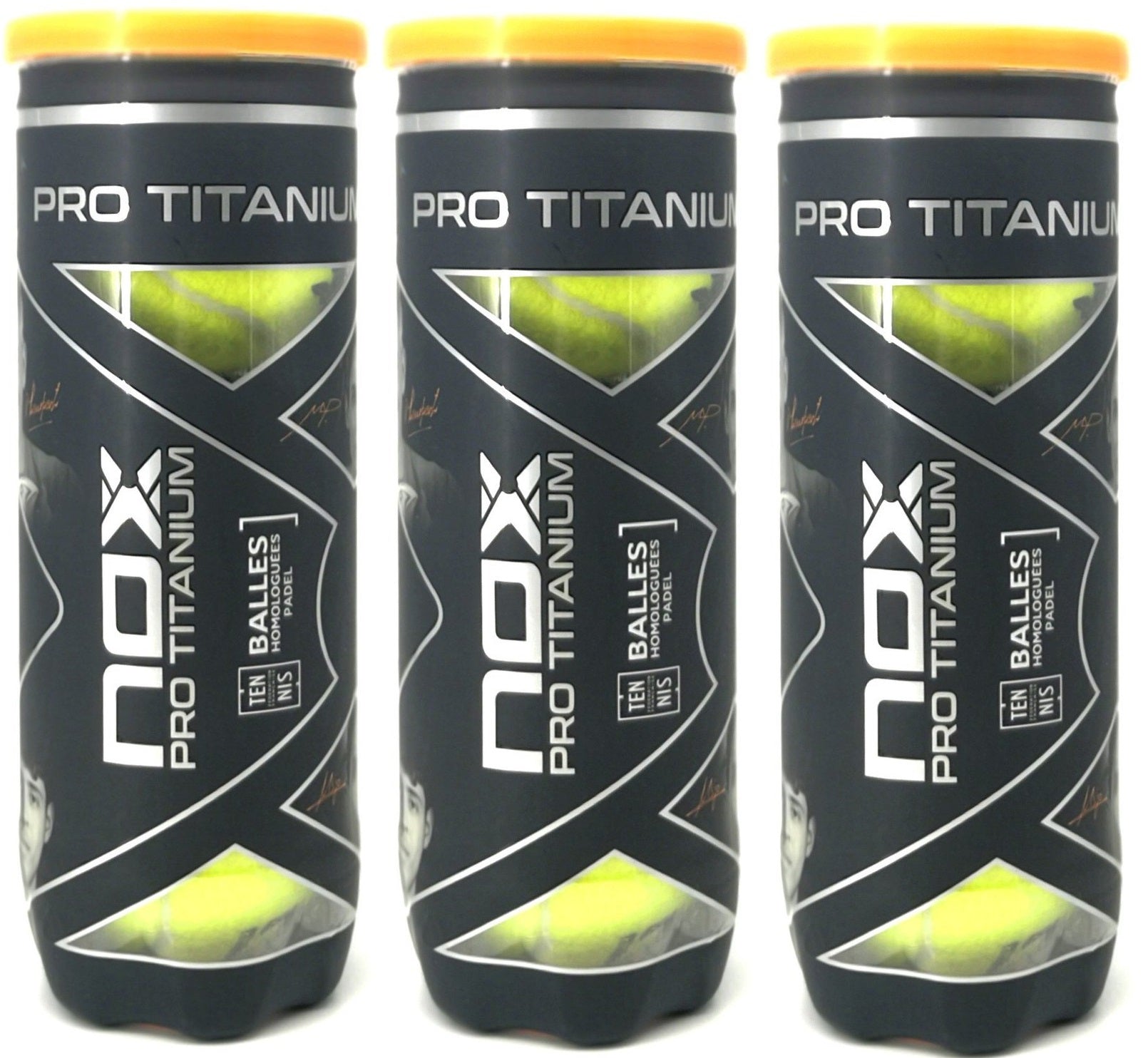 Nox Padelbal Pro Titanium 3-Pack (3 cans a 3 stuks)