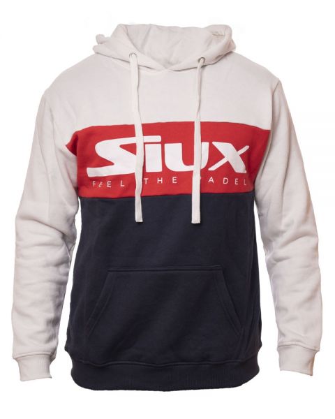 Hoodie Heren Blauw/Wit - Padelbaas.nl