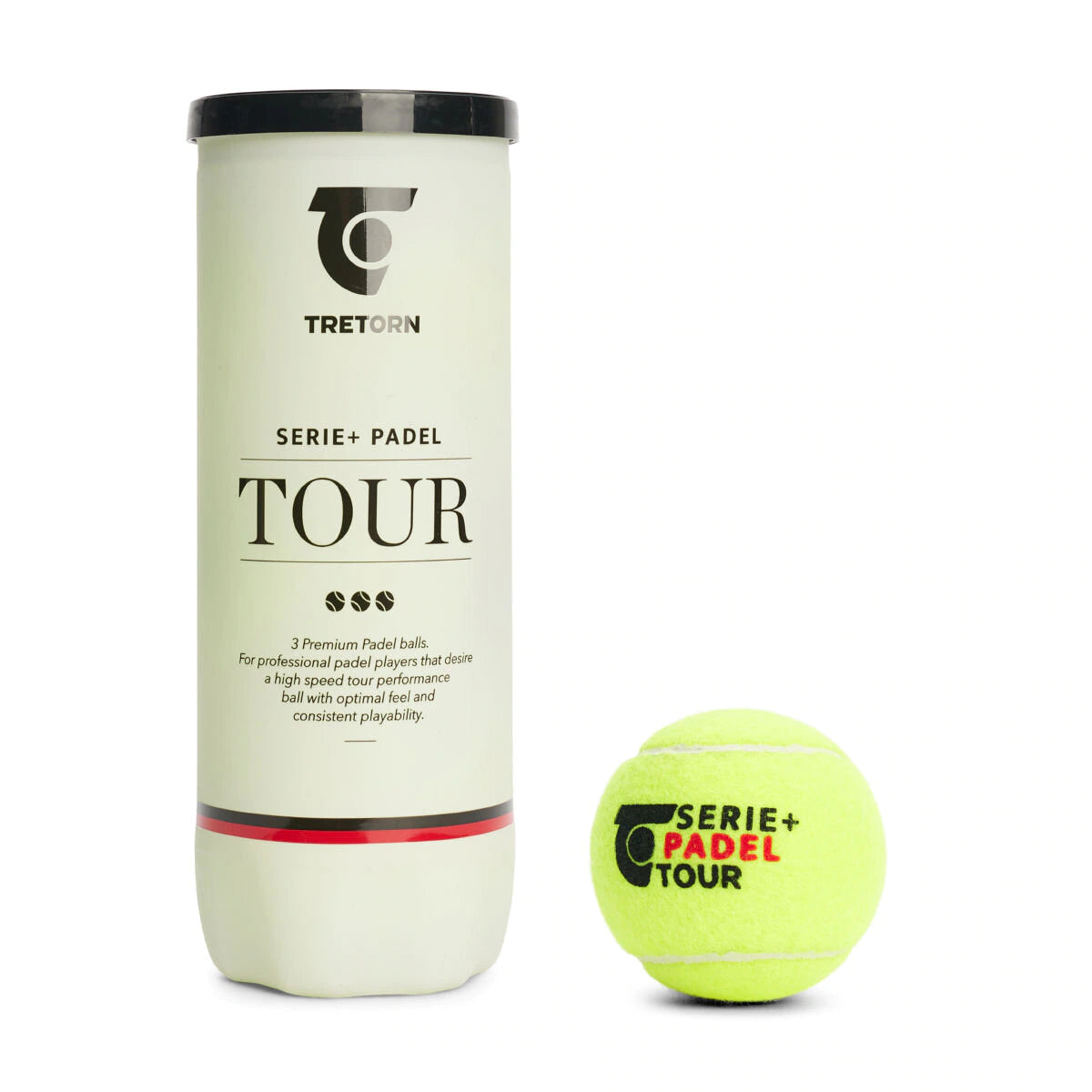 Tretorn Combipack Serie + Padel Tour Padelballen (3 cans van 3 ballen)