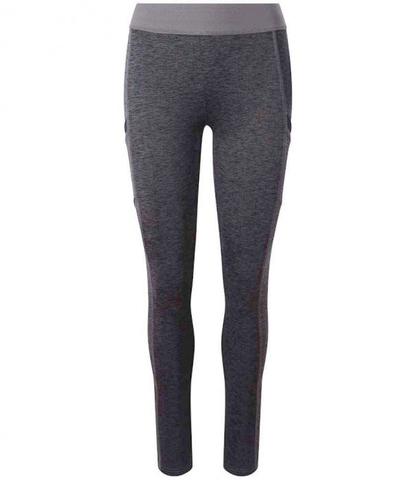 Padel Legging Dames Zwart/Grijs