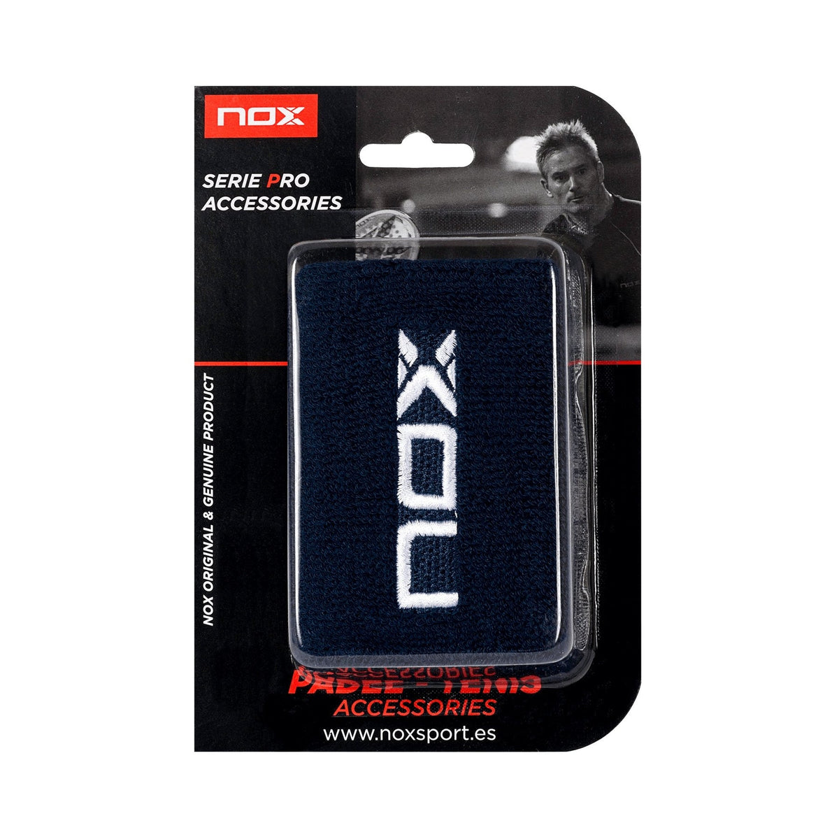 NOX Zweetbandjes Blauw/Wit