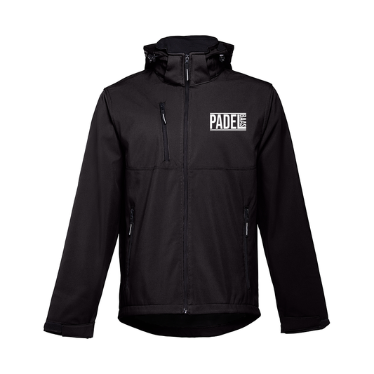 Softshell Heren Zwart - Padelbaas.nl